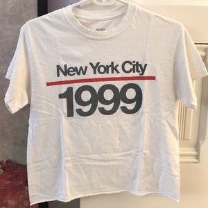 UO ny 1999 cropped tee